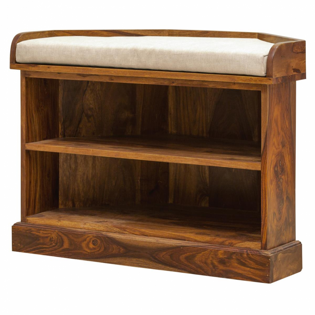 Shoe Rack Wooden — Carnations (Corner)