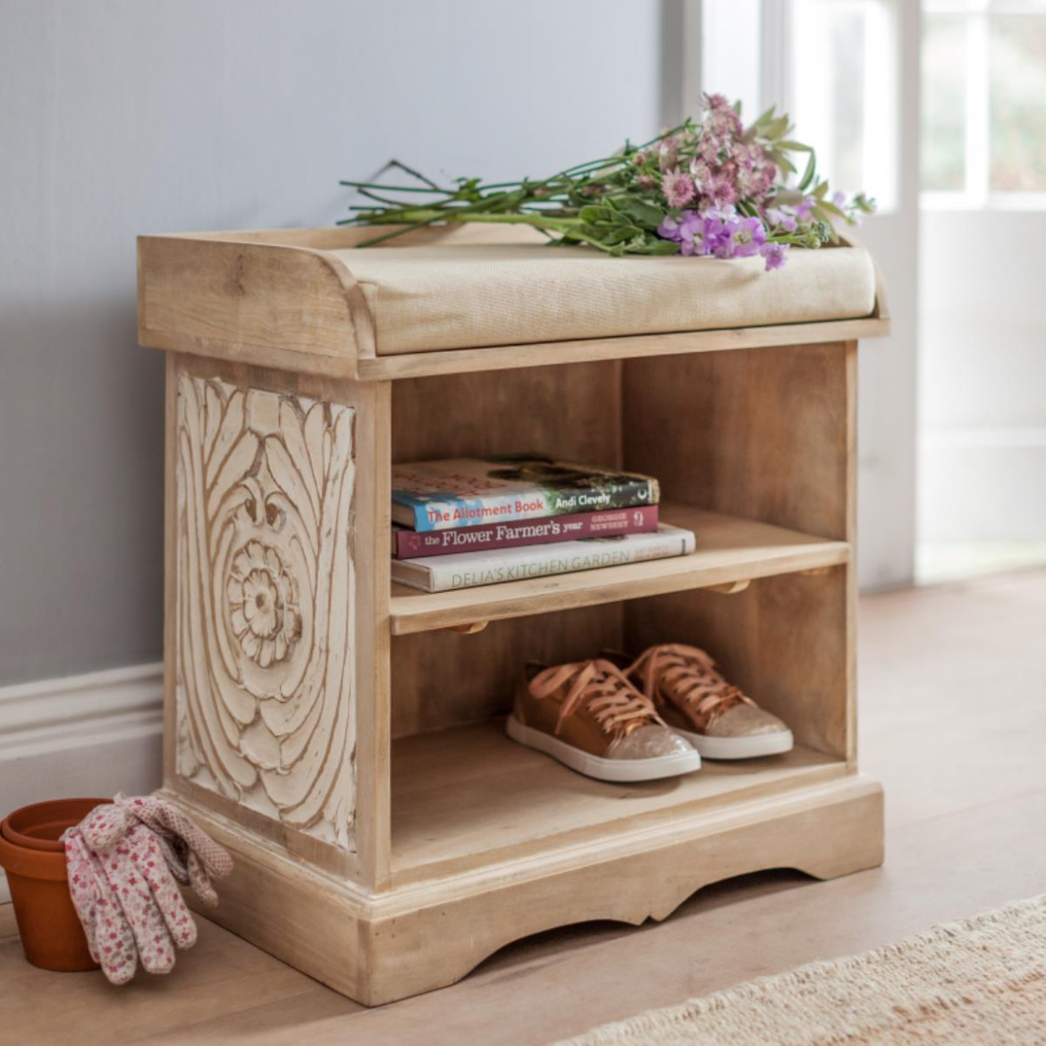 Shoe Rack Wooden — Dahlia Collection