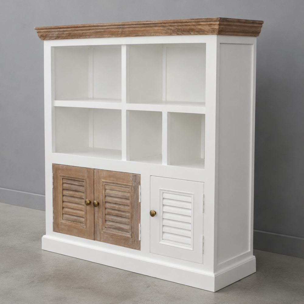 Bookcase Louvered — Aurelia