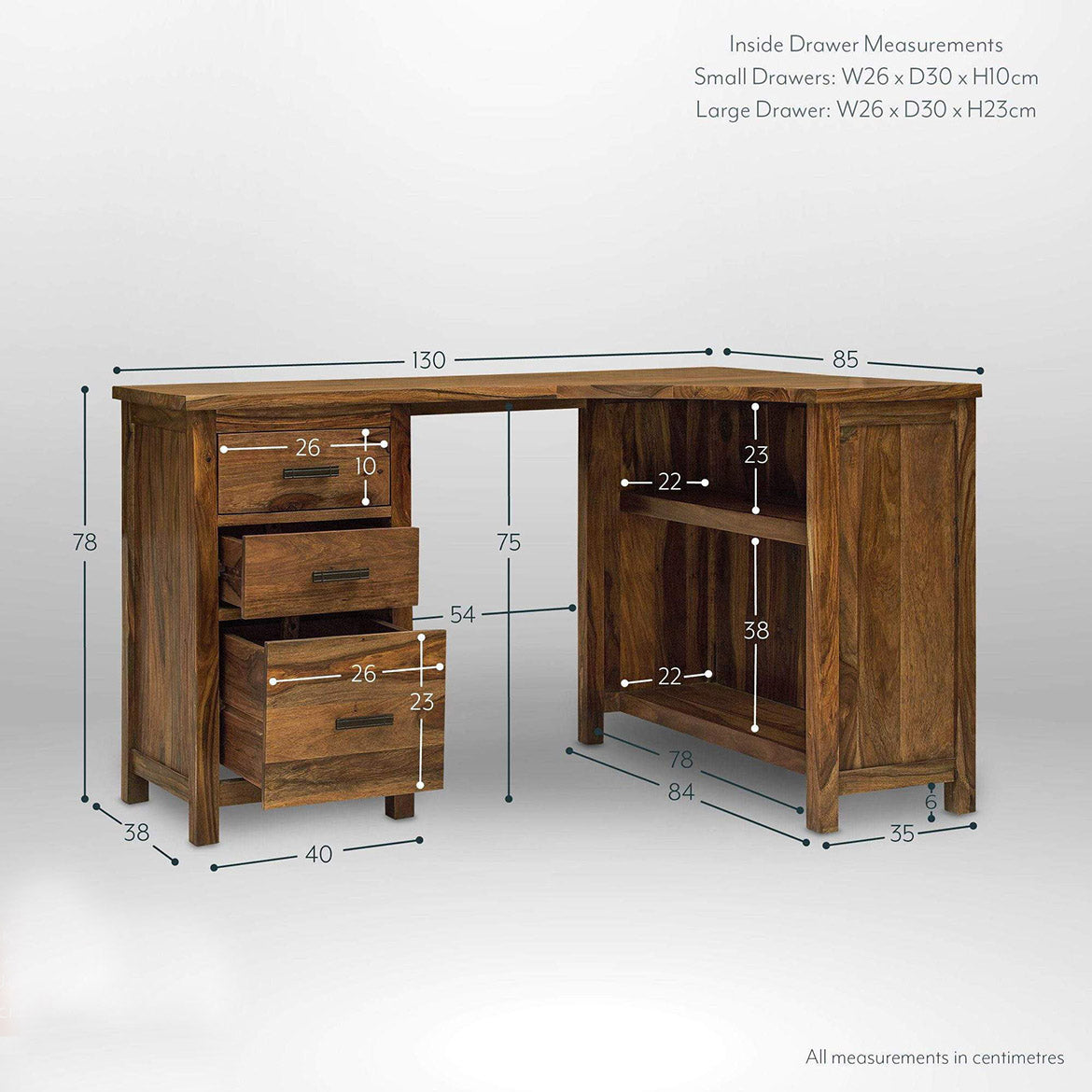 Study Table Wooden —  Gladiolus Corner