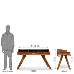 Study Table Wooden SORANO