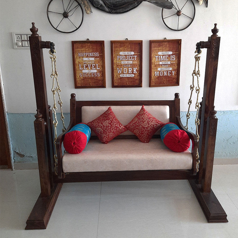 Gladiolus — Swing with stand wooden Jhula Secondary image