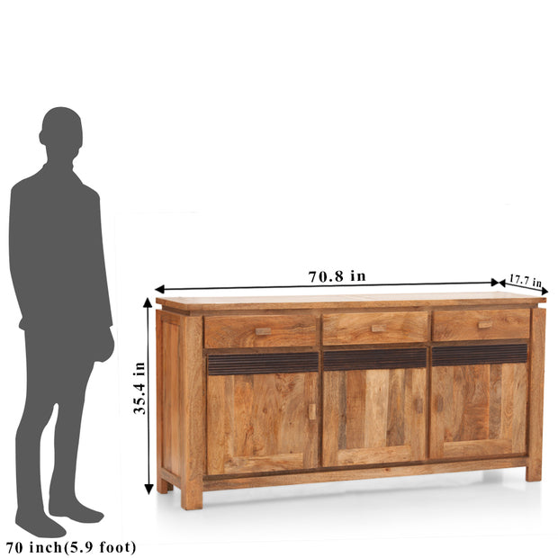 Crockery Unit Wooden - TAMPA
