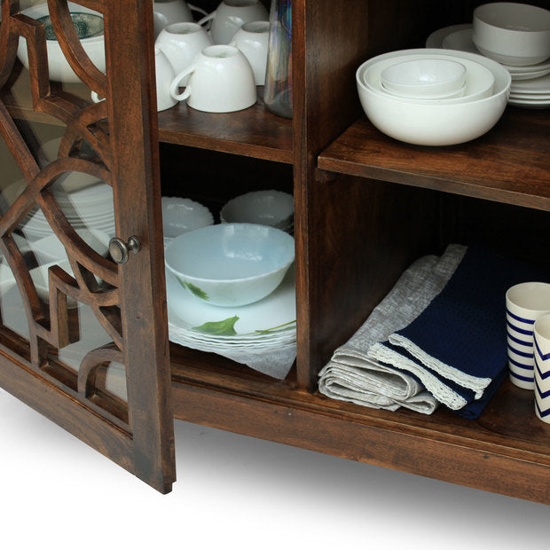 Crockery Unit -Wooden -TEMECULA Secondary image