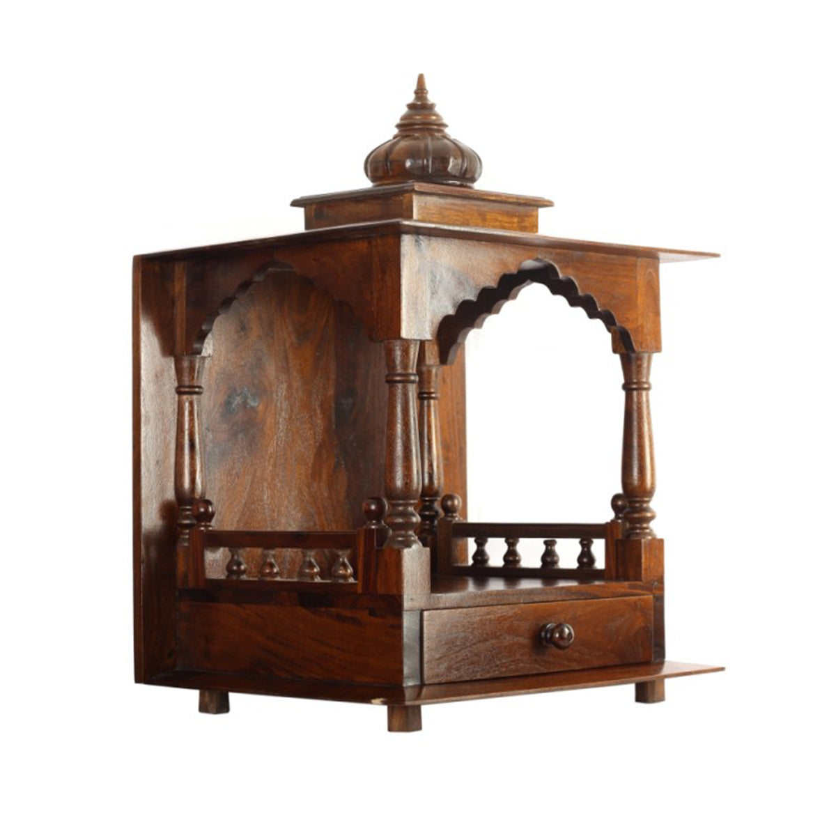 Temple wooden pooja ghar for home Main image