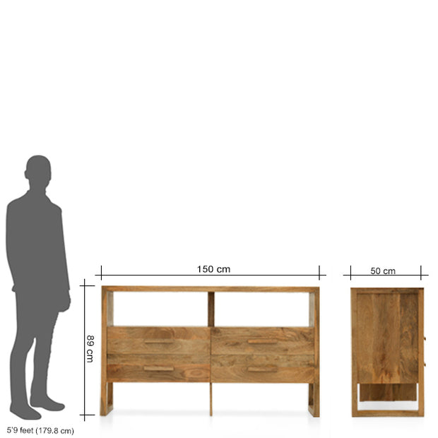 TV Unit Wooden  - BARCELONA
