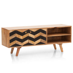 TV Unit Wooden - HERRINGBONE