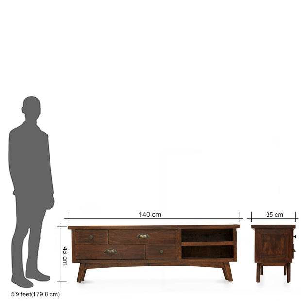 TV Unit Wooden  -PRAGUE