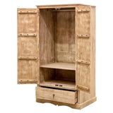 Wardrobe ( Wooden )  — Dahlia Carved