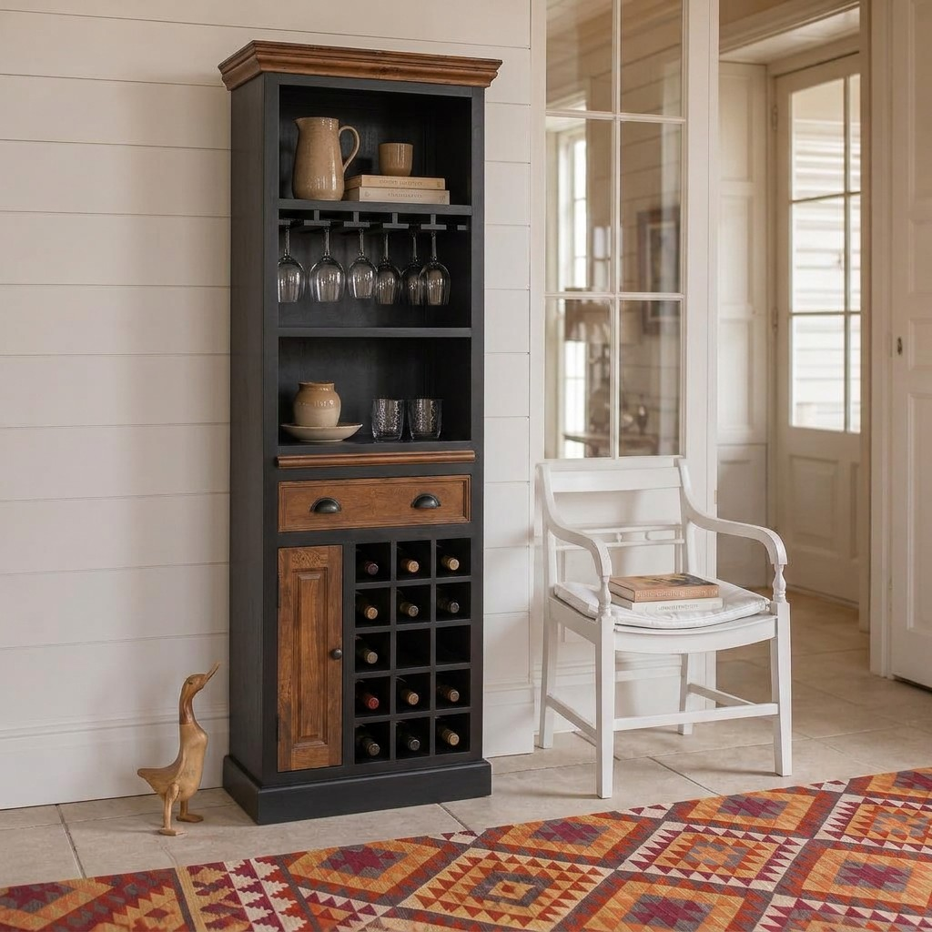 Wooden Bar Cabinet — Oakmont