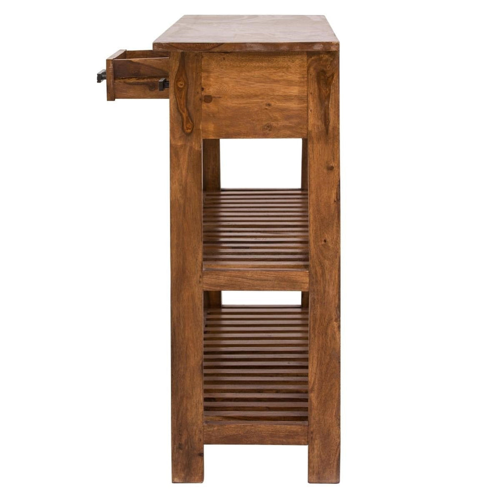 Wooden Console Table Gladiolus