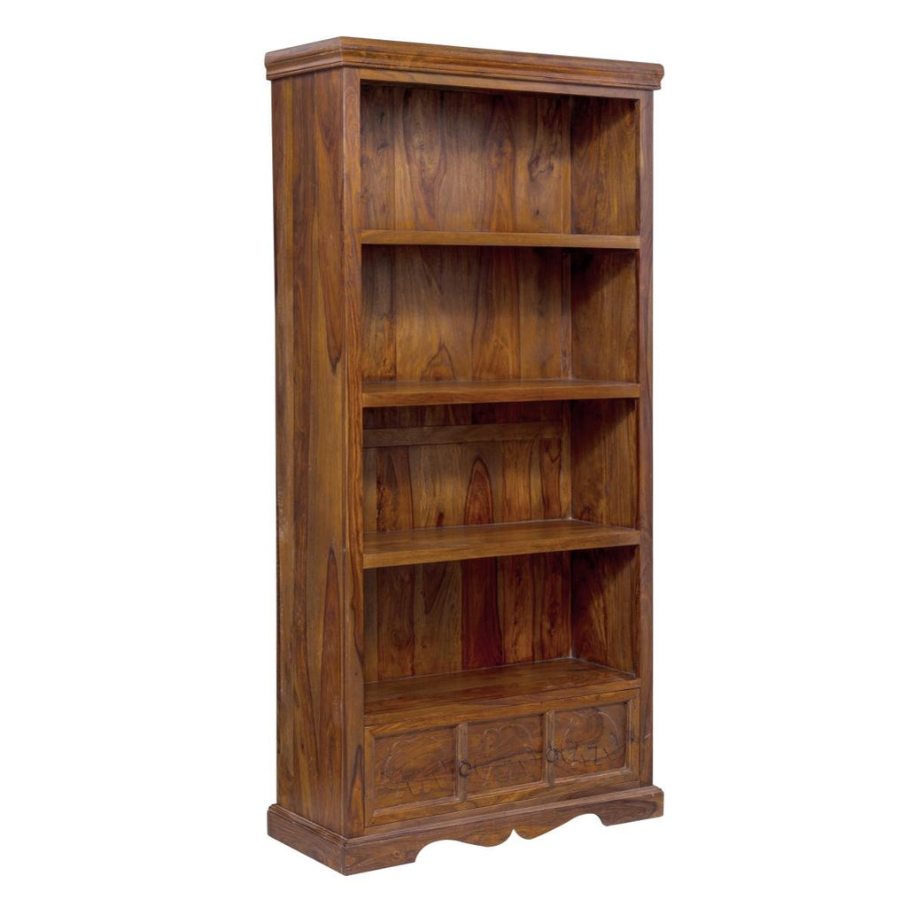 Wooden Bookshelf Elephant