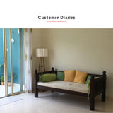 Diwan -Day Bed Wooden —  Marigold
