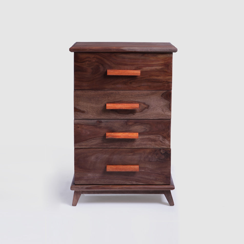 Chest Of Drawers Wooden — Idyllic (Walnut)
