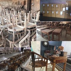 Study Table Bookshelf — Marigold