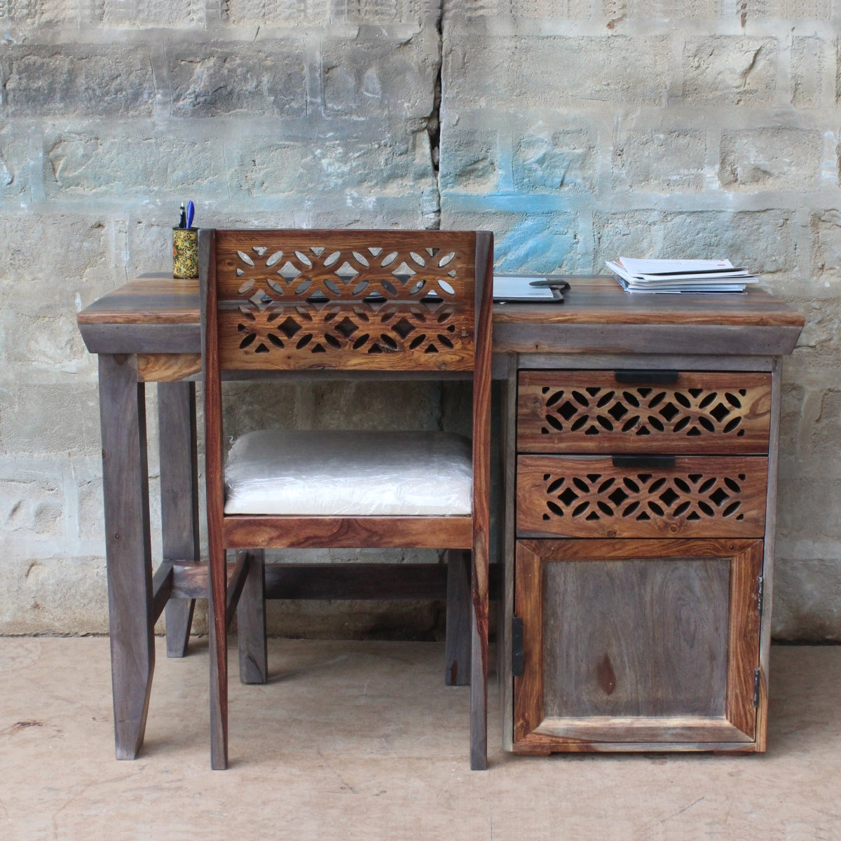 Wooden Study Table - Camellia Collection