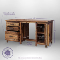Wooden Study Table - Gladiolus Collection