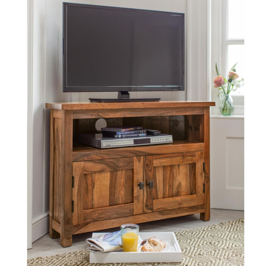 Wooden TV Unit - CORNER ( Marigold Collection )