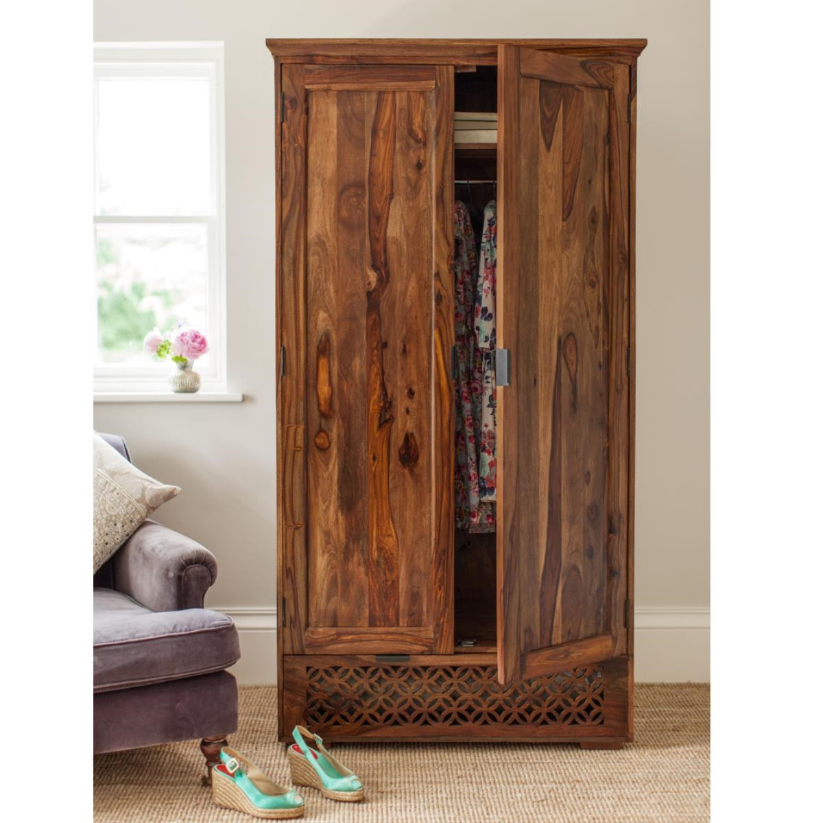 wardrobe wooden - camellia 