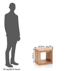 Bookcase Wooden — CUBE (SET OF 2)