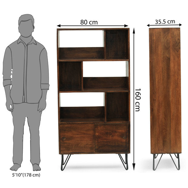 Bookcase Wooden — OSLO (BIG)