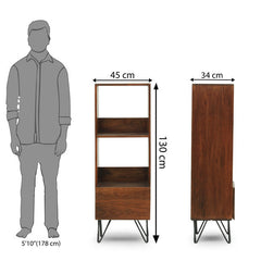 Bookcase Wooden — OSLO (Small)