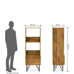 Bookcase Wooden — OSLO (Small)