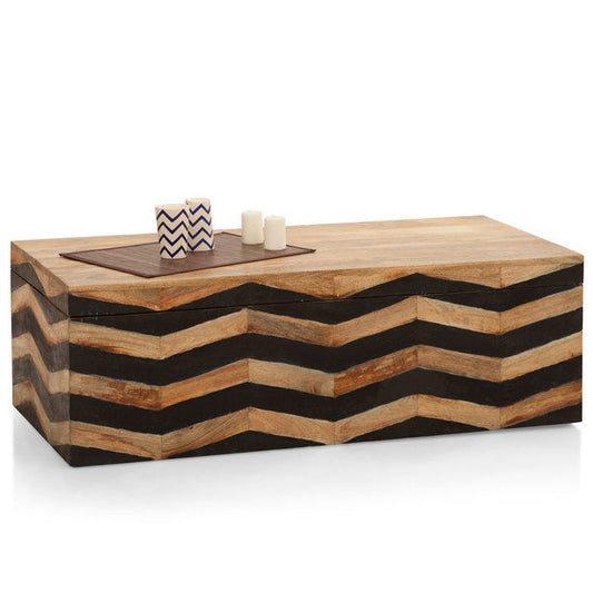 Coffee Table Wooden  — Herringbone