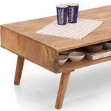 Coffee Table Wooden  — Herringbone