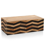 Coffee Table Wooden  — Herringbone