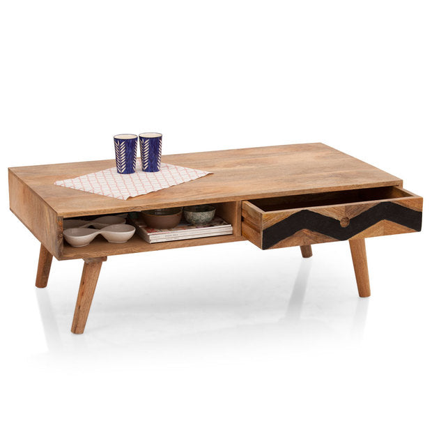 Coffee Table Wooden  — Herringbone