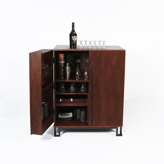 Bar Cabinet Wooden —SOLITUDE1 (Sheesham)