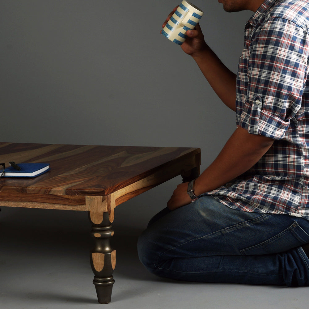 Coffee Table Wooden — Supine (Square)