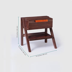 Bedside Table Wooden — Idyllic