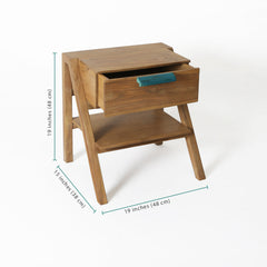 Bedside Table Wooden — Idyllic