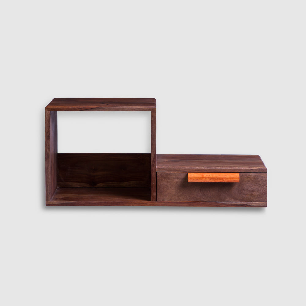 Bookcase Wooden — Idyllic ( Walnut ) Wall Shelf
