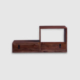 Bookcase Wooden — Idyllic ( Walnut ) Wall Shelf