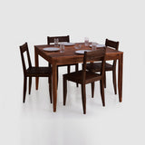 Dining Table Wooden — Tangerine (Four Seater)