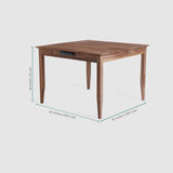 Dining Table Wooden — Tangerine (Four Seater)