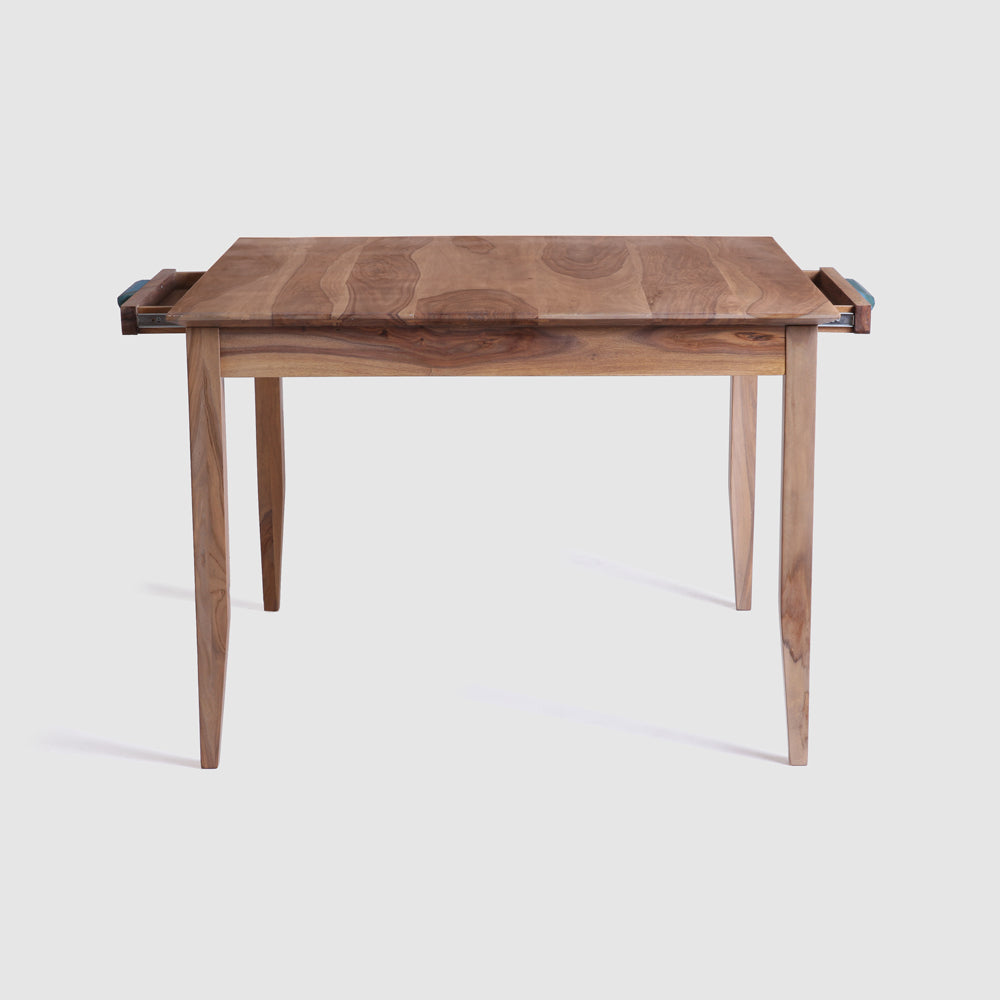 Dining Table Wooden — Tangerine (Four Seater)