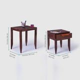 Nested Tables Wooden — Idyllic (Walnut)