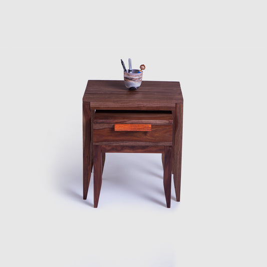 Nested Tables Wooden — Idyllic (Walnut)