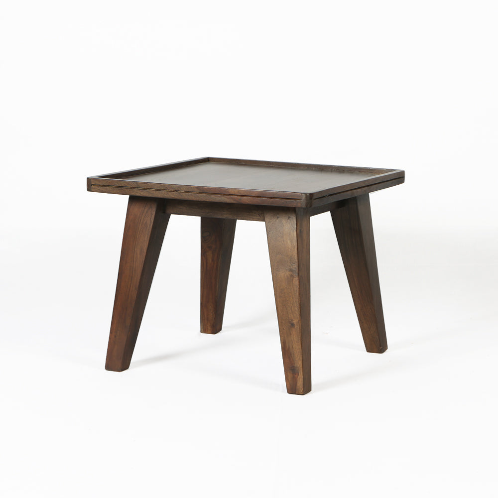 Solo Stool Wooden — Ikat