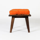 Solo Stool Wooden — ORANGE