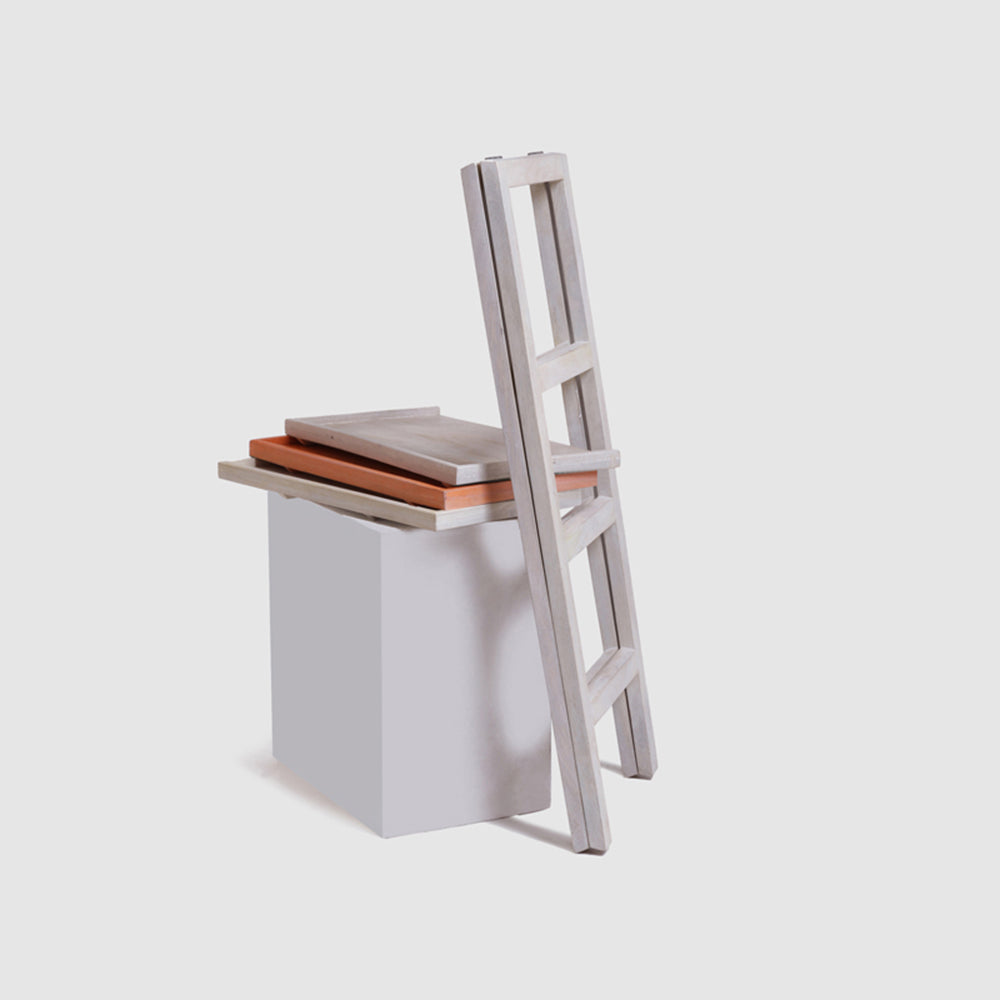 Floor Shelf Wooden — TIER ( Orange ) Secondary image