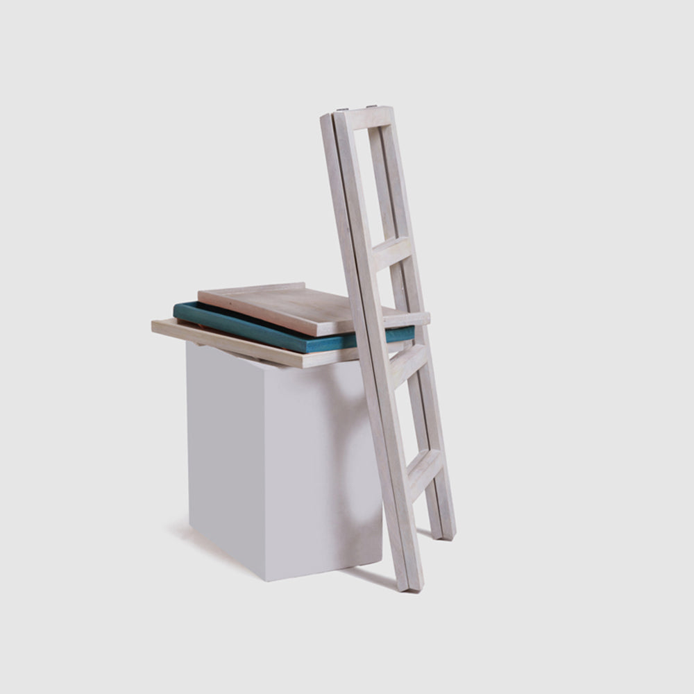 Floor Shelf bookshelf Wooden — TIER ( Teal ) Secondary image