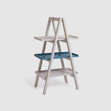 Floor Shelf bookshelf Wooden — TIER ( Teal )