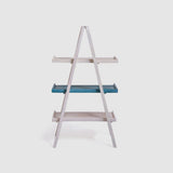 Floor Shelf bookshelf Wooden — TIER ( Teal )